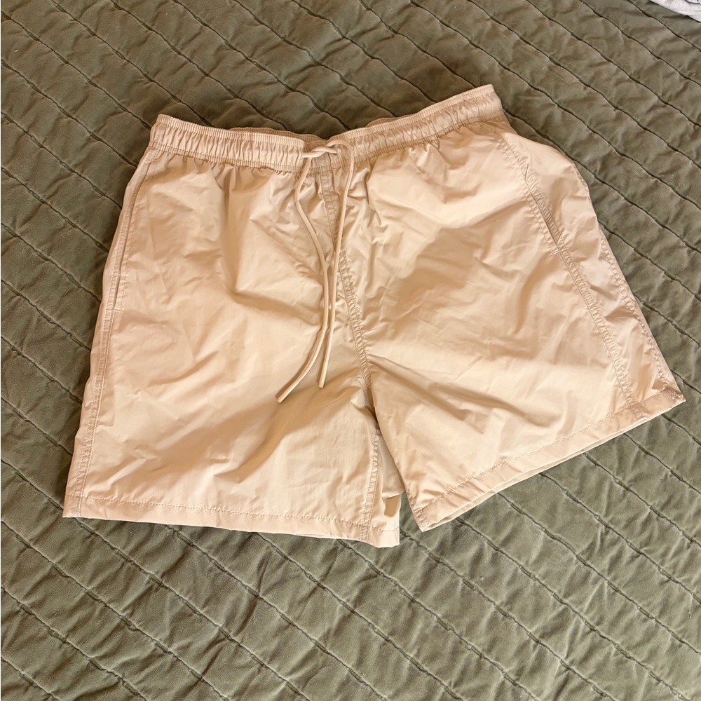 NWT Urban Outfitters Men's Cream Swim Trunks